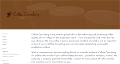 Desktop Screenshot of coffeaconsulting.com
